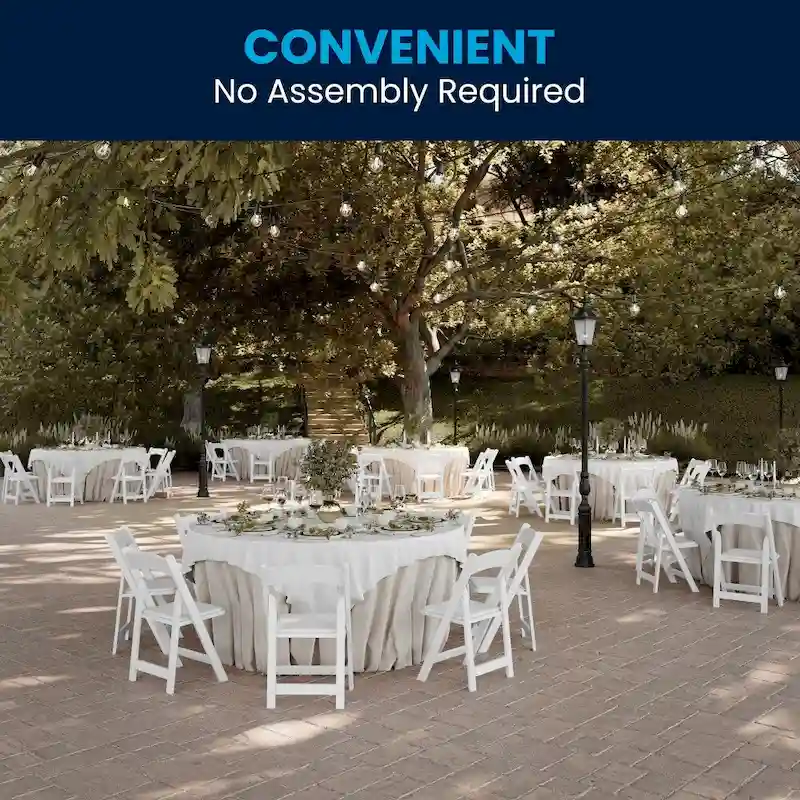 Wood Folding Chair with Vinyl Padded Seat (Set of 2)