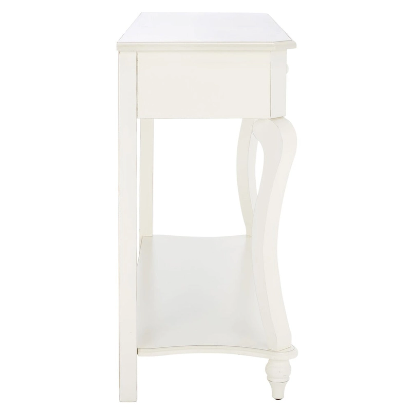 SAFAVIEH Otelia Dark Brown Wood Console Table. - 43Wx15Dx32H