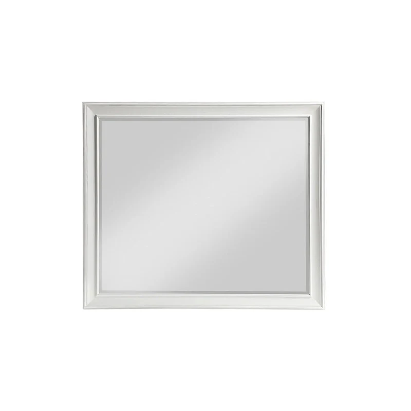 Leo 6 Piece White Modern Panel Bedroom Set