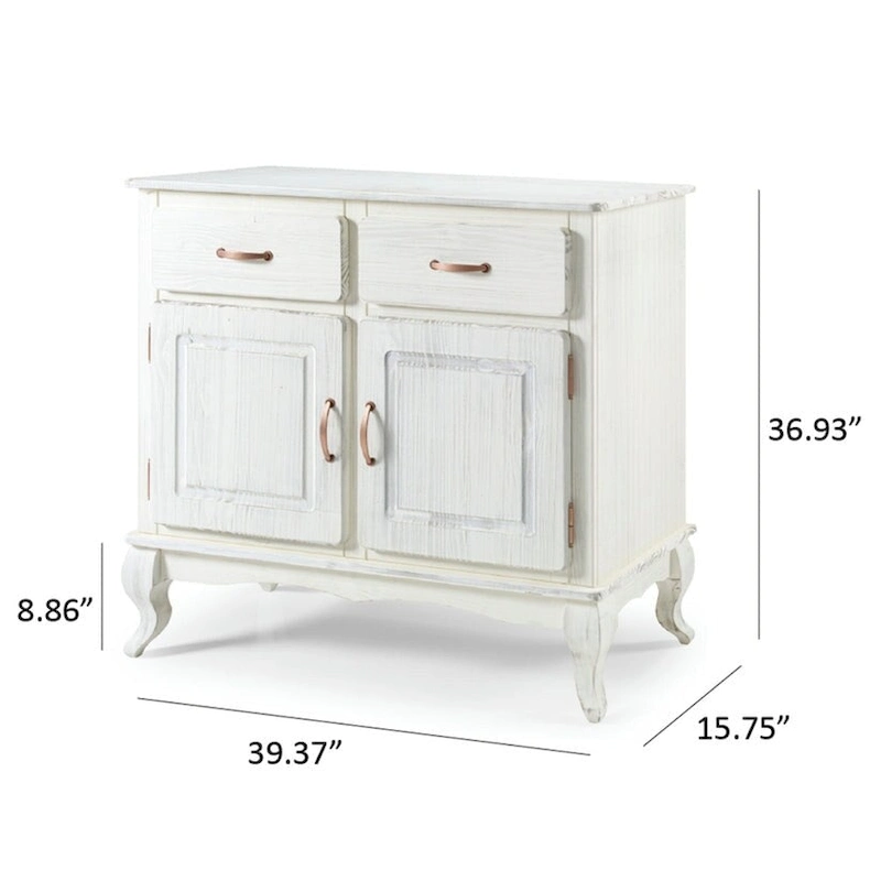 Wood Buffet Sideboard Green