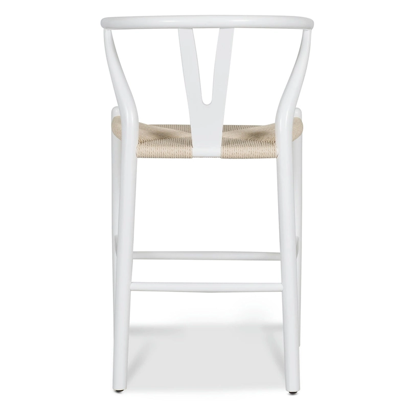 Poly & Bark Weave 23.5 Seat Height Counter Stool - Solid Wood with Woven Seat