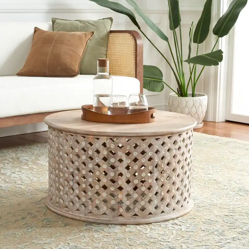 Round Coffee Table - 28 L x 28 D x 16 H - 28Wx28Dx16H