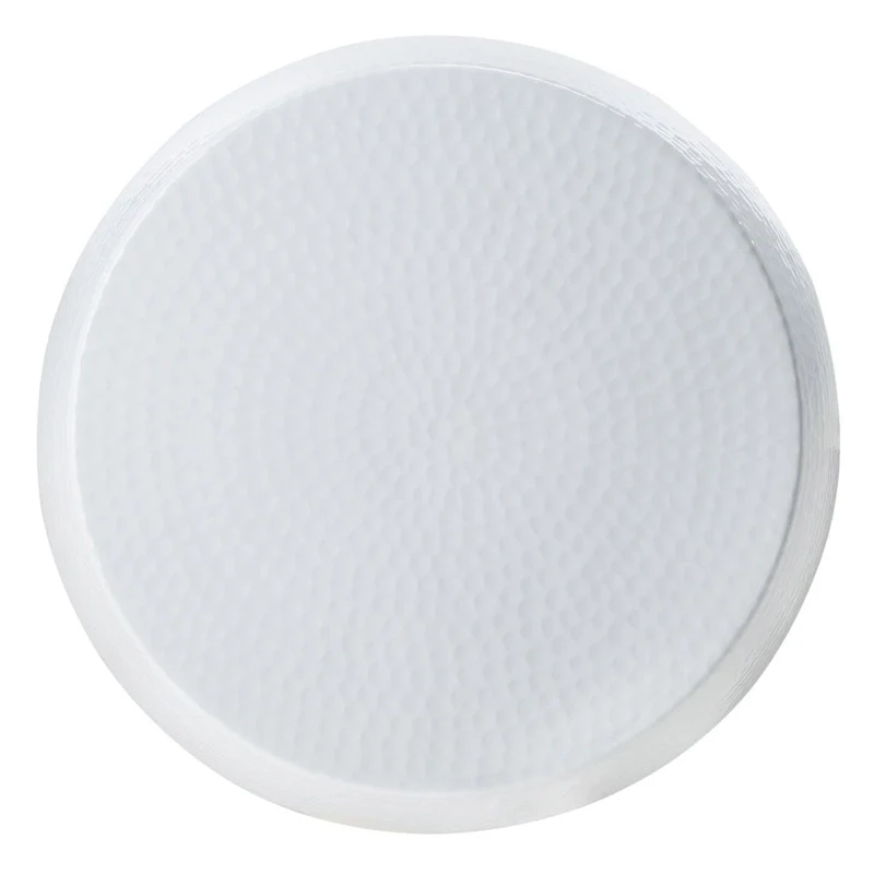 Helaine Silver Round Table - 15 W x 15 D x 16 H - 15Wx15Dx16H