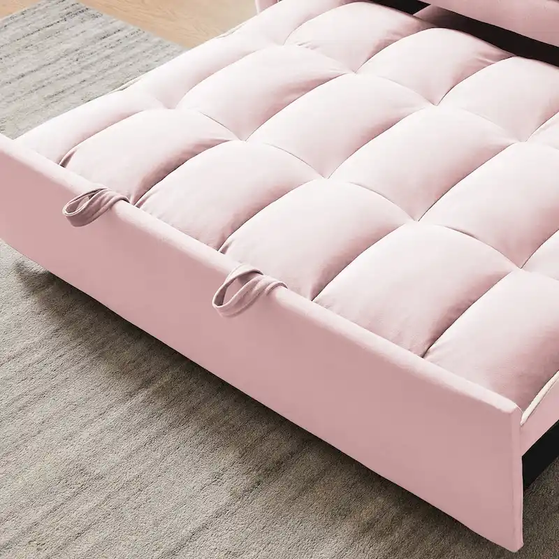 Modern sofa sofa sofa velvet pull-out bed