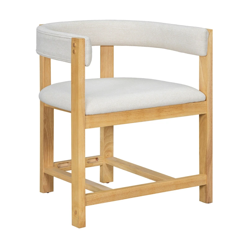 Christopher Knight Home - Bennett Elegant Barrel-Back Dining Armchair Set of 2