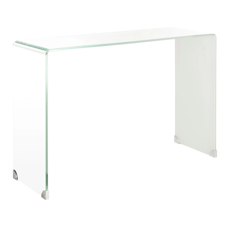 SAFAVIEH Modena Ombre Glass Console Table - Clear / Blue - 43.3 x 13.8 x 29.5 - 43Wx14Dx30H