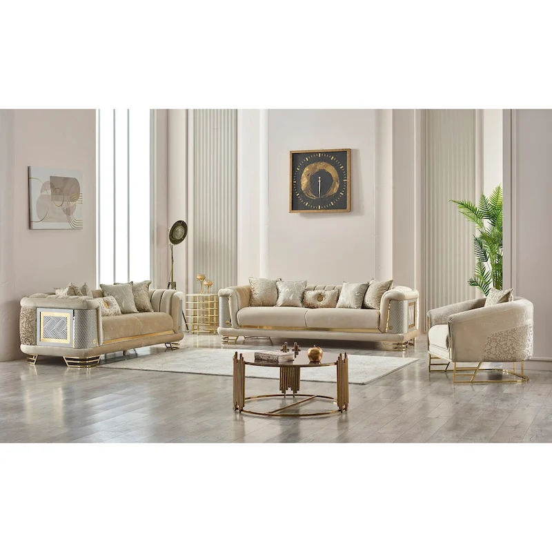 Riga 3-piece Living room Set (1 Sofa & 1 Loveseat & 1 Chair)