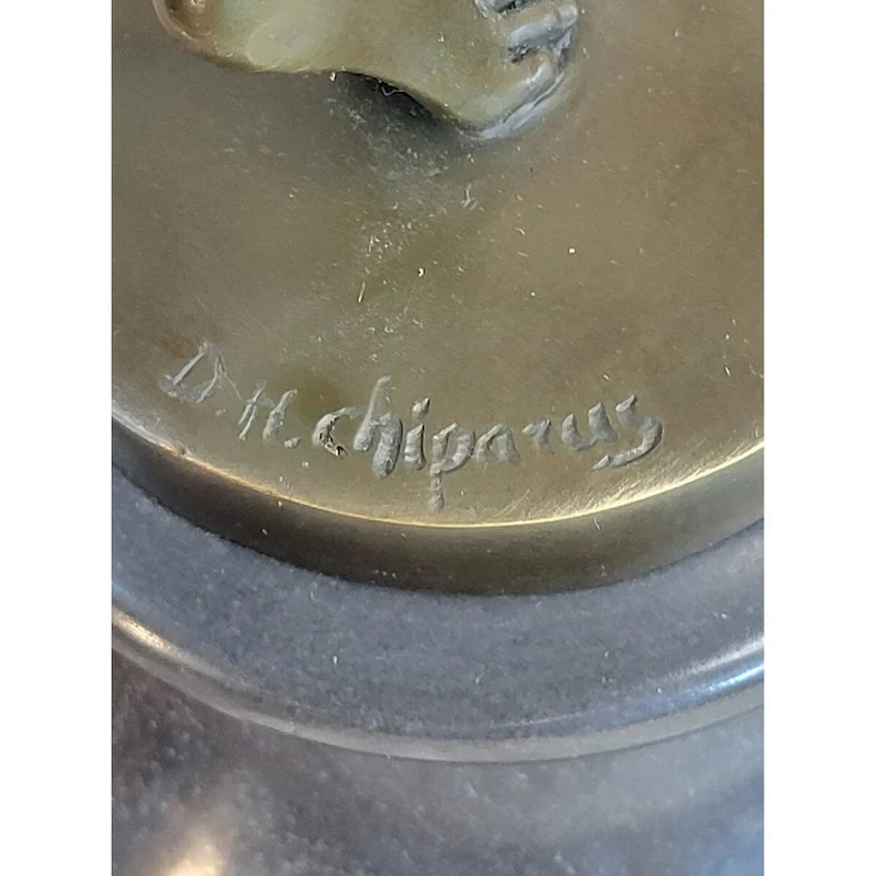 Chiparus Art Deco Bronze Female Dancer Figure Statue Sculpture 27 Inches X 10.5 Inches