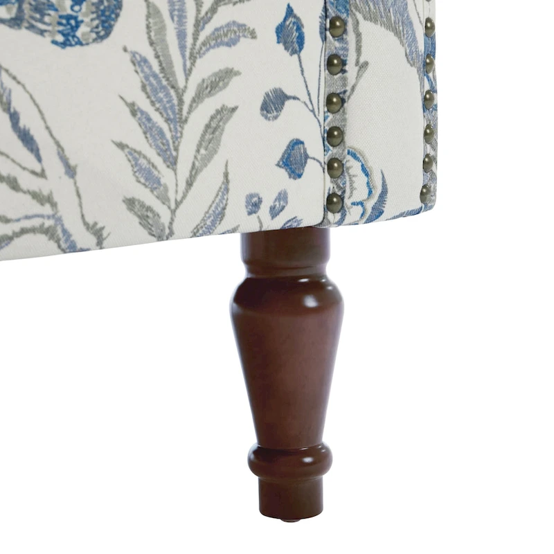 Upholstered Accent Chair Nailhead Trim Arm Chair