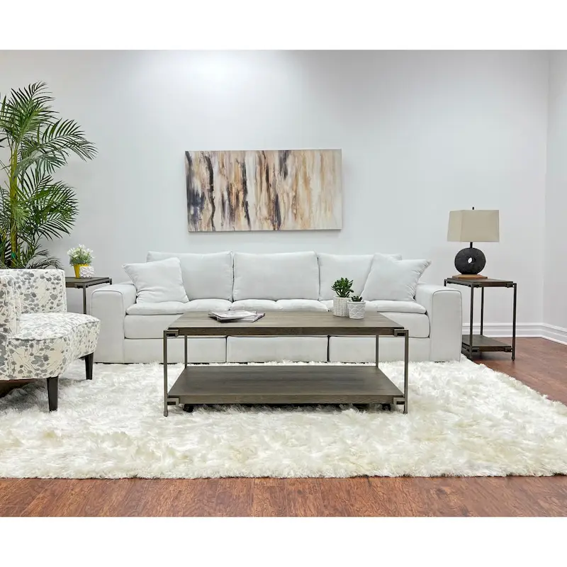 3-Piece Coffee Table and 2 Chairside Tables Set