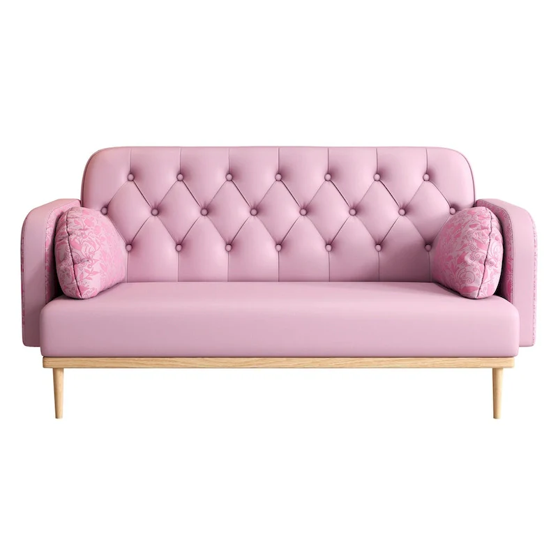 Loveseat sofa with tulip pattern