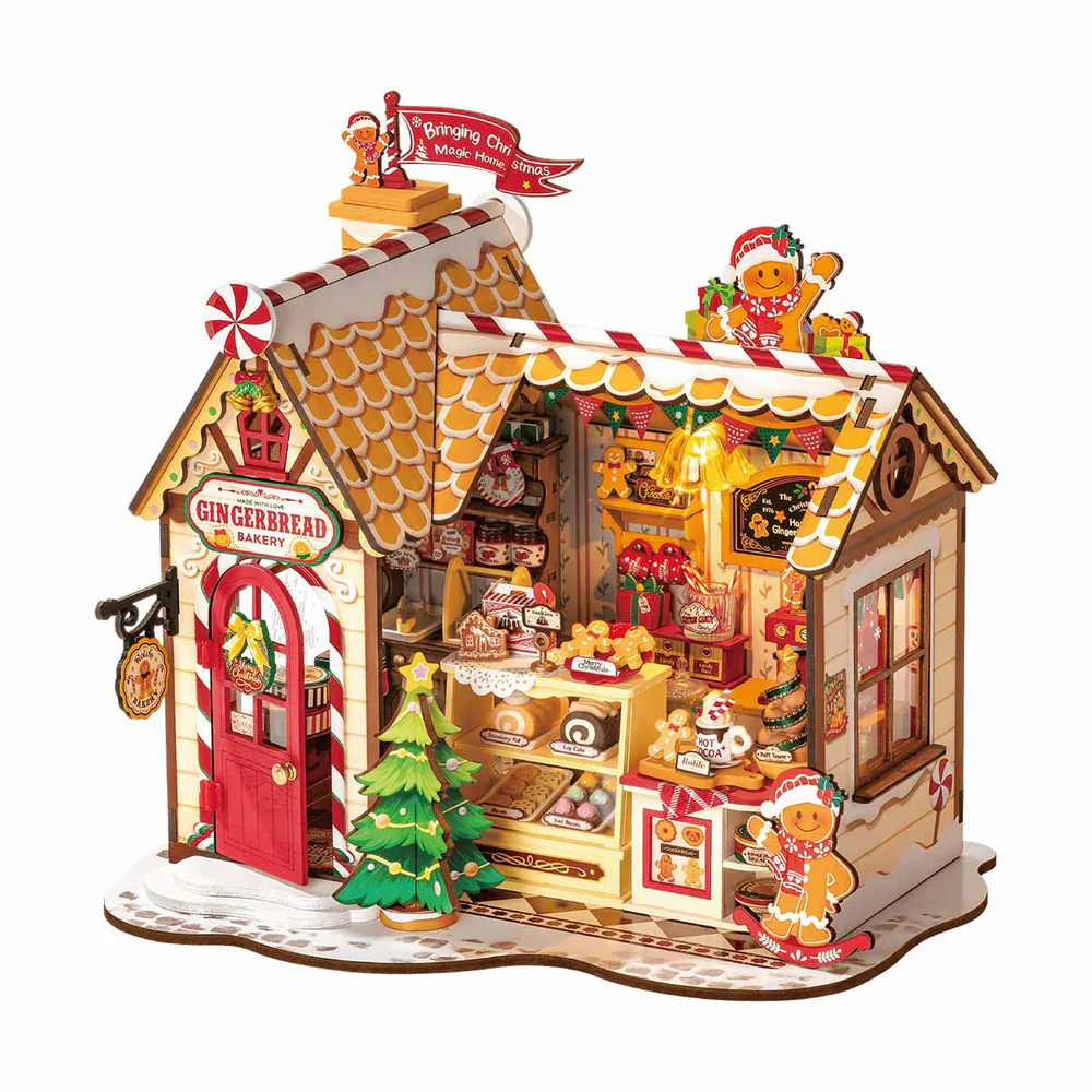 Robotime Gingerbread House DIY Miniature House DG176