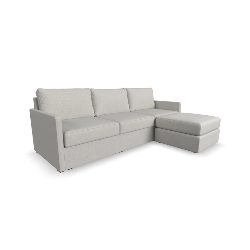 Flex 99 Upholstered Modular Sofa with Bumper Ottoman - 101 x 35 x 37