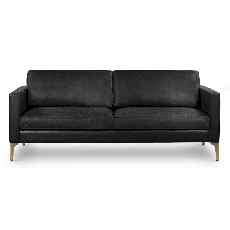 Poly & Bark Mateo 82.5 Sofa - Full Grain Genuine Italian Leather