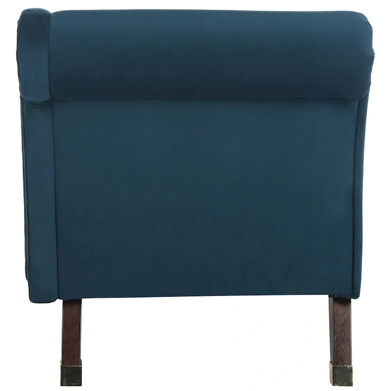 Mid-Century Modern Chaise with Pillow - 63Wx28Dx30H