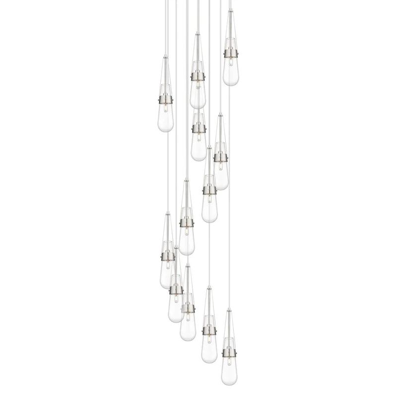 Innovations Lighting 126-452-1P-21-24 Milan Pendant Milan 12 Light 24
