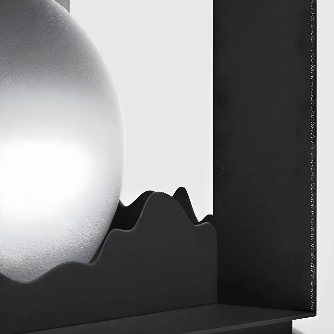 Elegant Stainless Steel Black Square Post Table Lamp