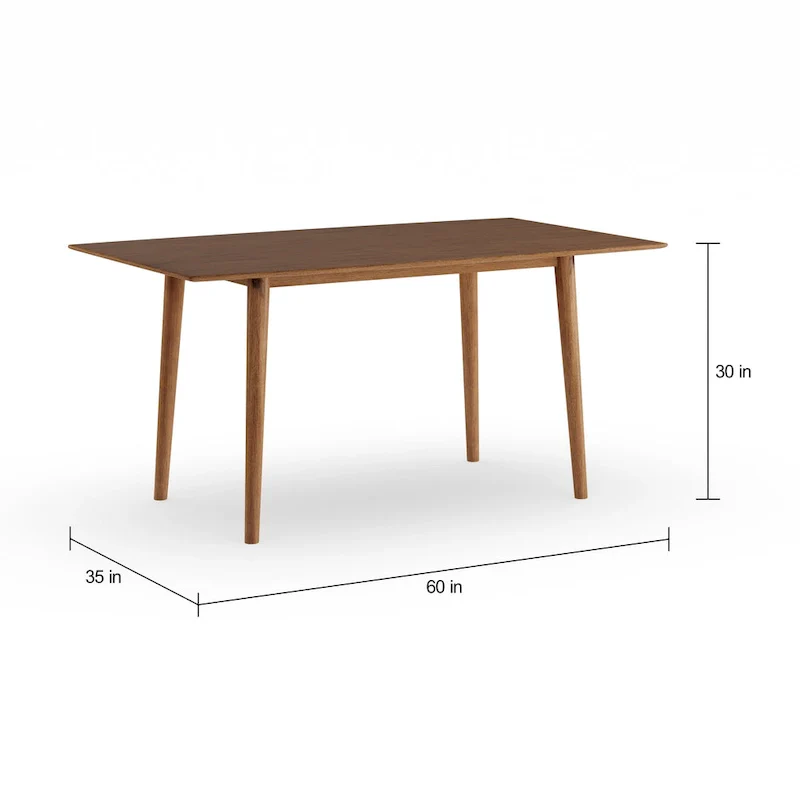 60-inch Mid-century Dining Table