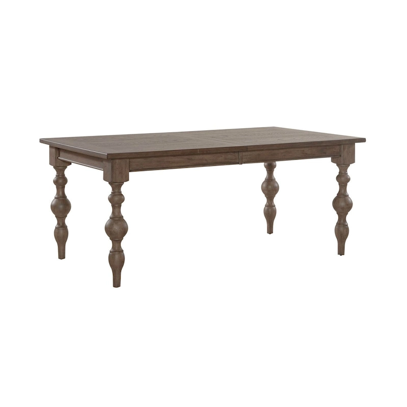 Americana Farmhouse Dusty Taupe Rectangular Leg Table
