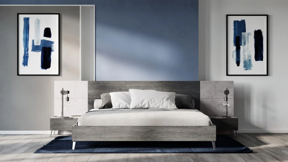 Brock Italian Faux Concrete Bedroom Collection
