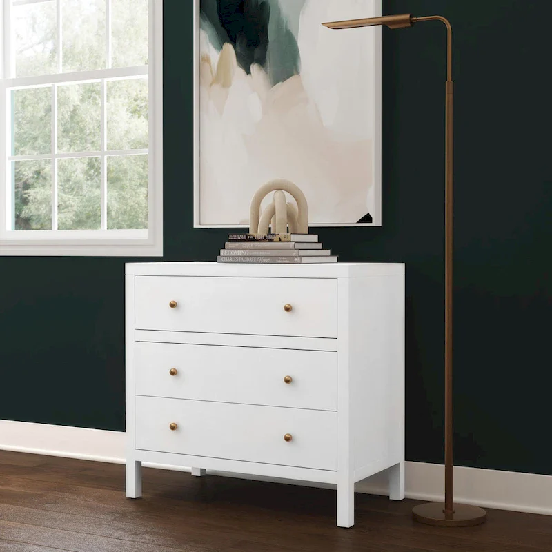 3-Drawer Wood Dresser