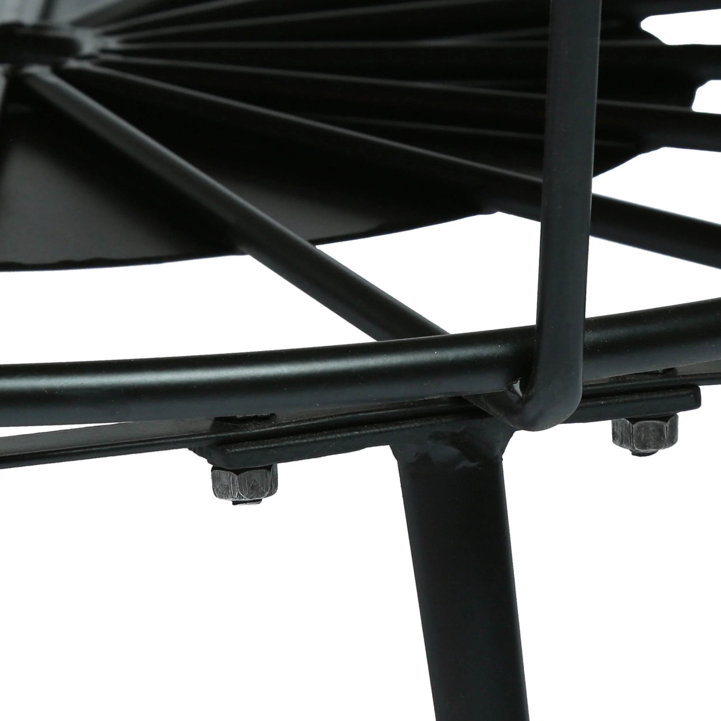 Modern Industrial Handcrafted Mango Wood Coffee Table, Natural and Black - NH477413