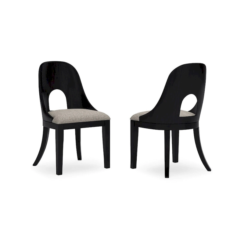 Signature Design by Ashley Rowanbeck Black Home Office Desk Chair - 20