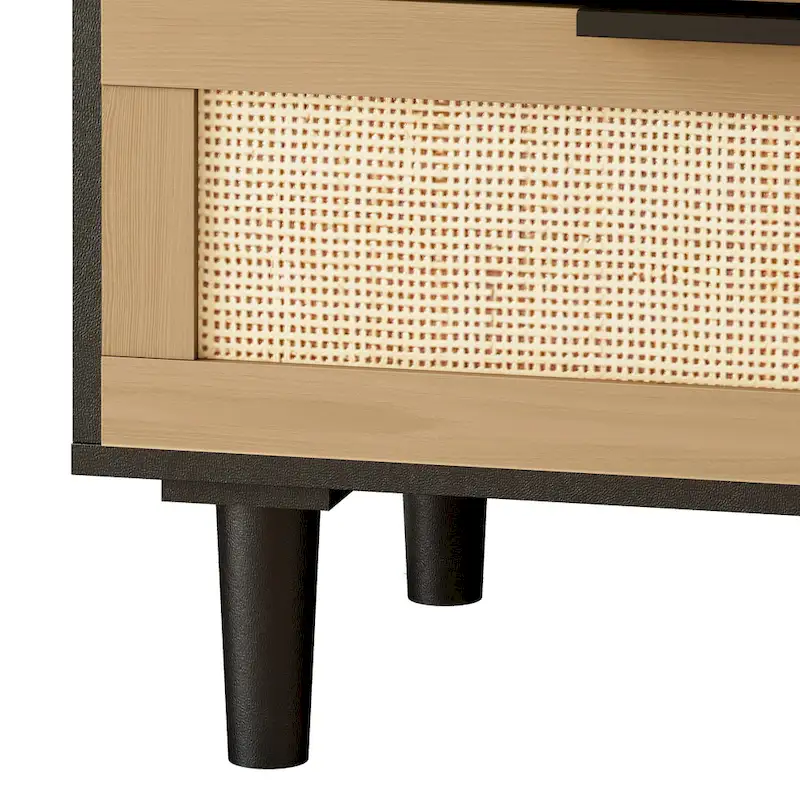 6 drawers Rattan dresser Rattan Drawer, Bedroom,Living Room