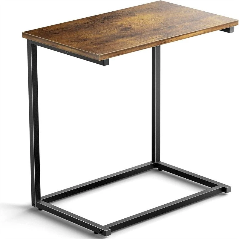 C Shaped End Table 27 inches High - 11.8D x 19.7W x 27H