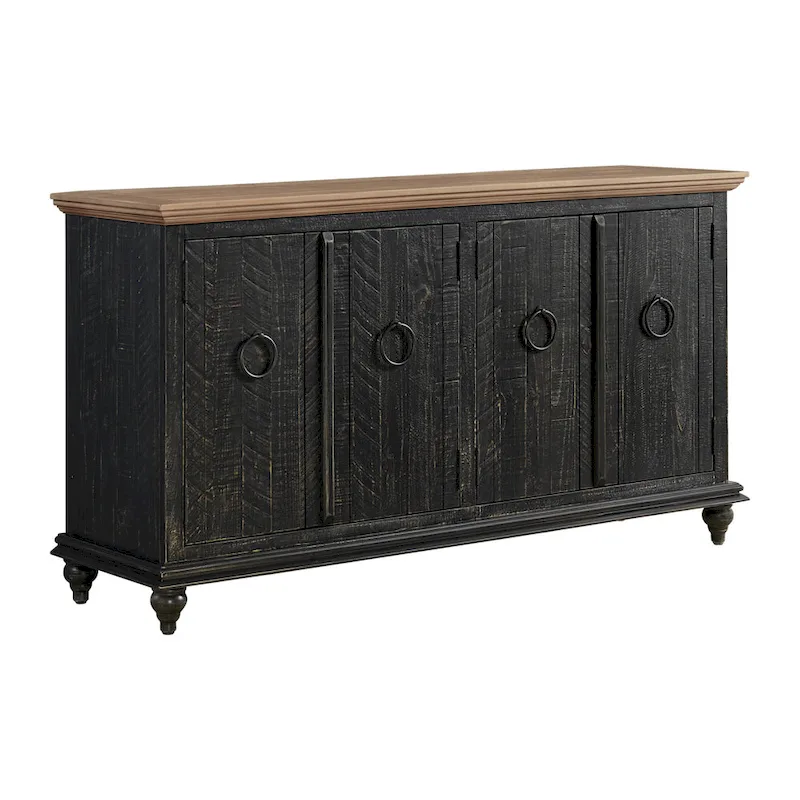 Garden District Solid Wood 65 TV Stand Console