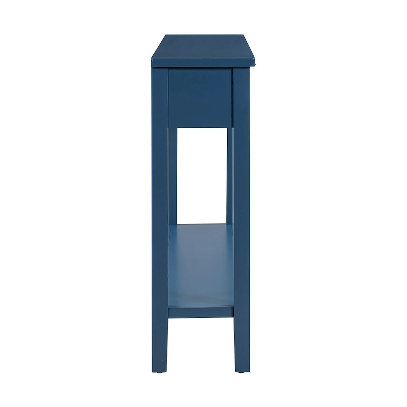 High-Quality Entryway Console Table with 4 Spacious Drawers & 1 Bottom Shelf