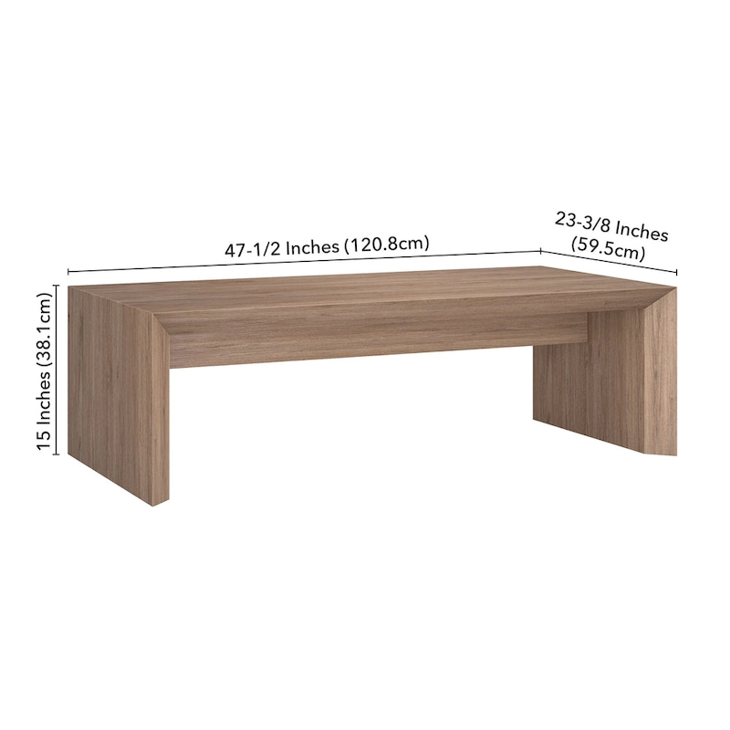 Oswin 48 Wide Rectangular Coffee Table - 47.5 Wide