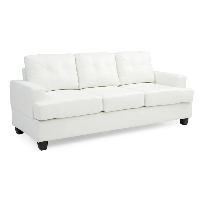 Sandridge Faux Leather Sofa