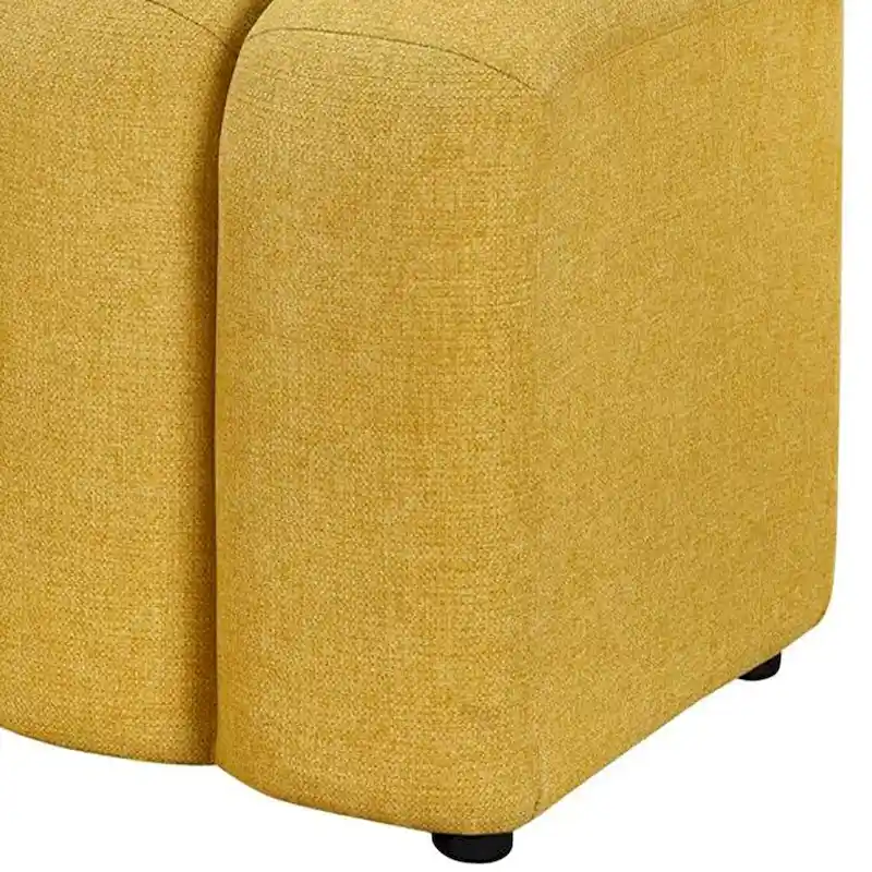 DelSur Channel Tufted Accent Bench