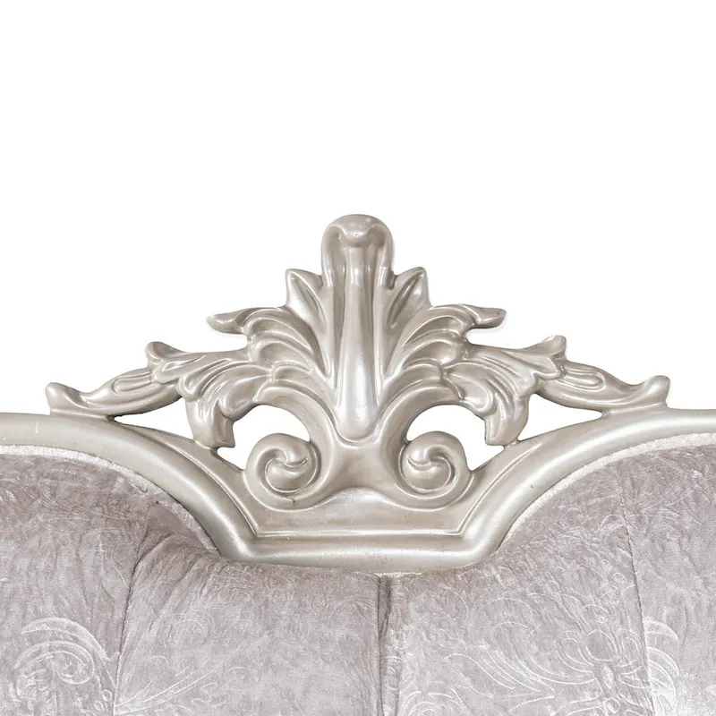 Furniture of America Clarissa Traditional 2-Seater Loveseat with Button Tufted Back and Accent Pillow