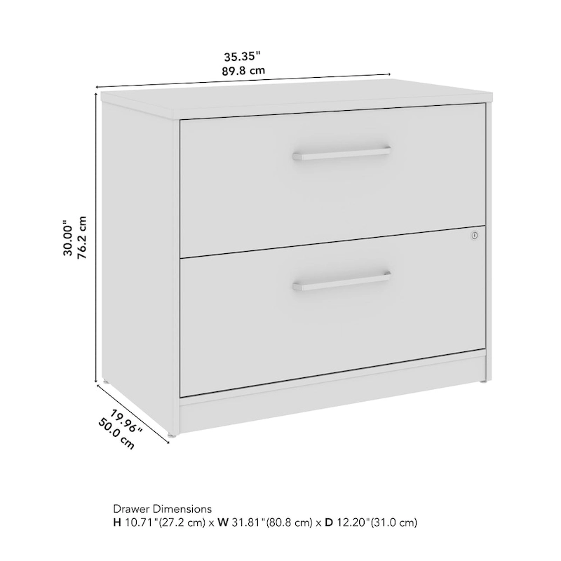 Bush Business Furniture Vista 2 Drawer Lateral File Cabinet