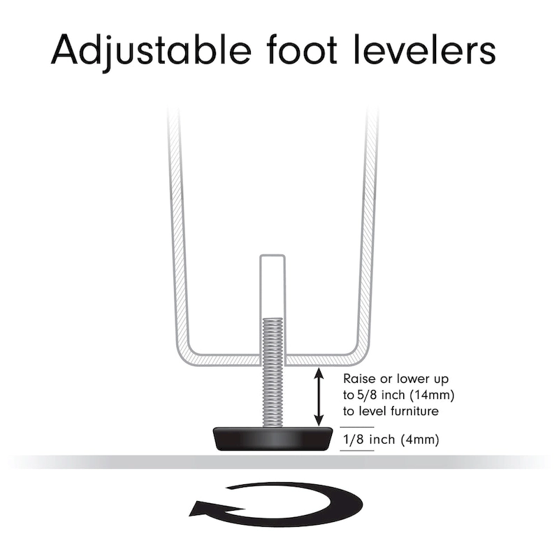 Rocco Rectangular Nested Side Table - 22 Wide