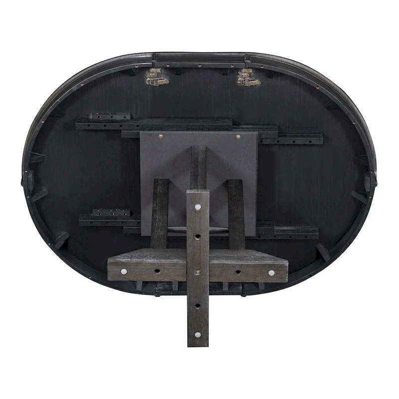 5-Piece Dining Set Extendable Round Table and 4 Upholstered Chairs Farmhouse Dining Set