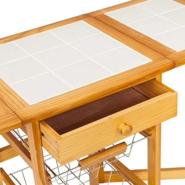 Carson Carrington Jokkmokk Drop Leaf Kitchen Island