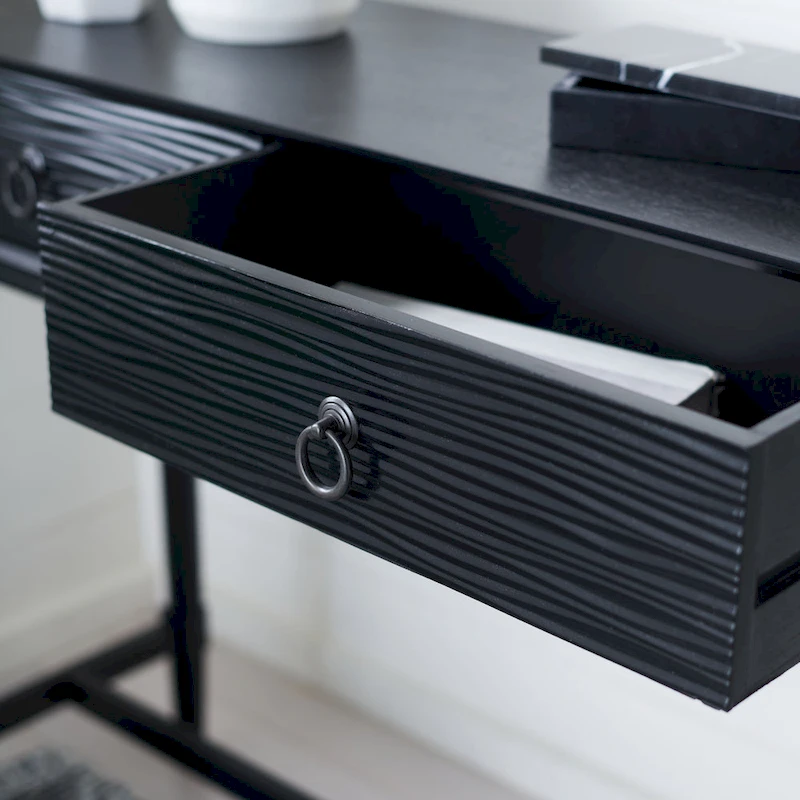 SAFAVIEH Barbra 2-Drawer Console Table - 35.5 W x 13 L x 29.5 H - 36Wx13Dx30H