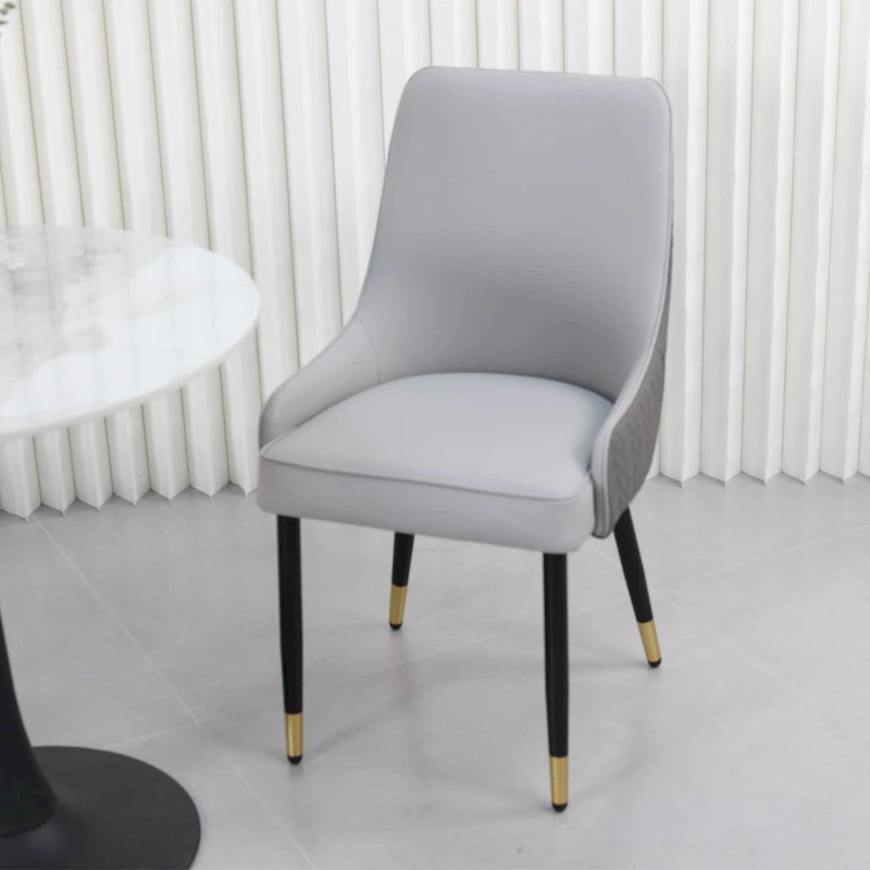 Set of 2 Microfiber Leather Luxury Upholstered Dining Chairs with Lion Head Pull Ring