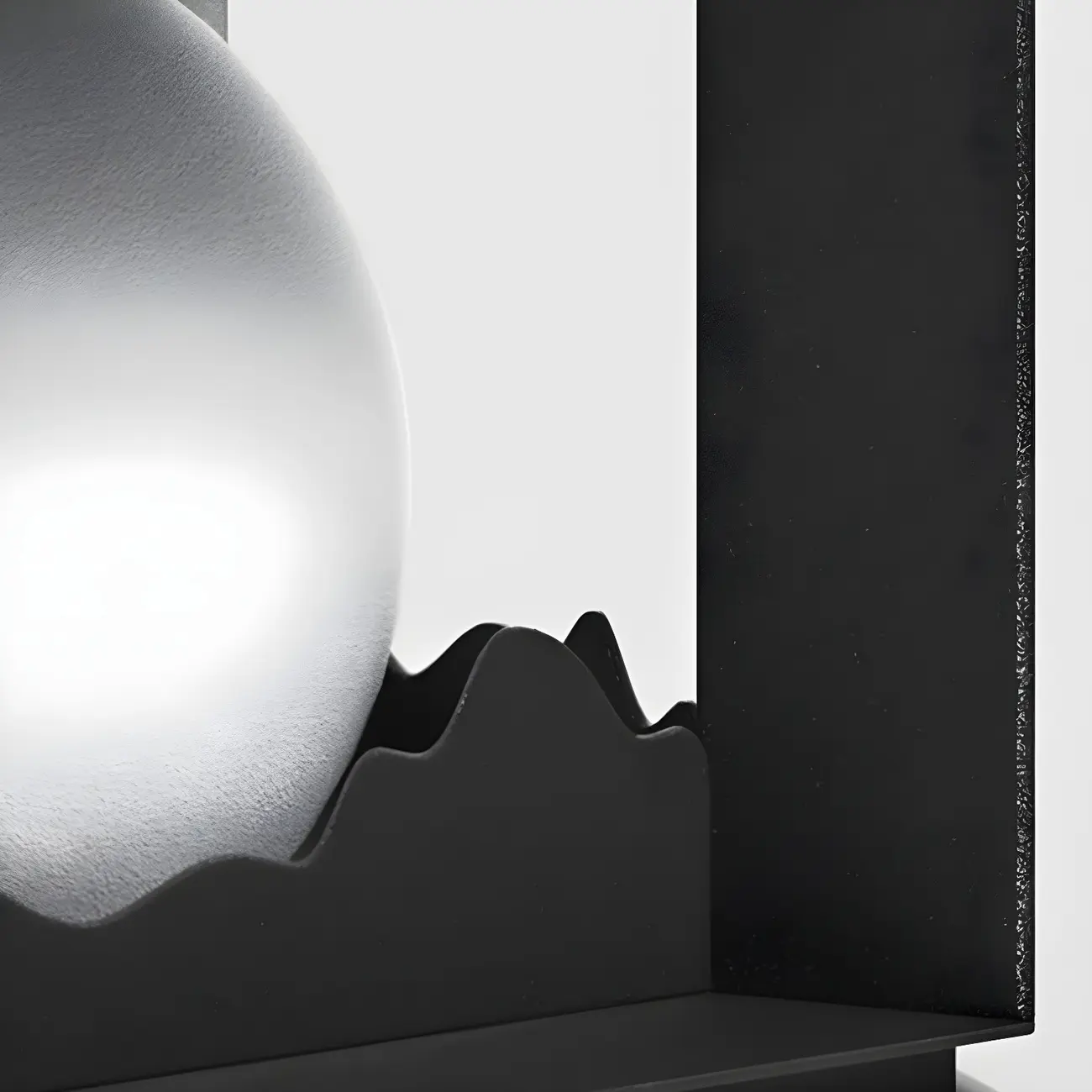 Elegant Stainless Steel Black Square Post Table Lamp