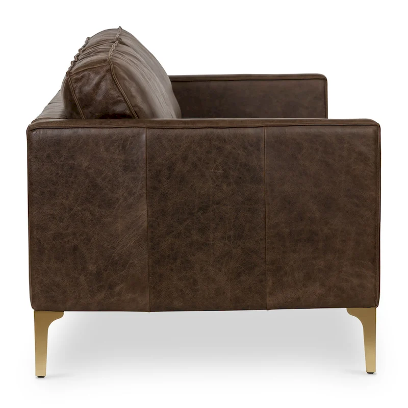 Poly & Bark Mateo 82.5 Sofa - Full Grain Genuine Italian Leather