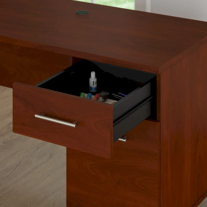 Bush Furniture Somerset 60W Office Computer Desk with Drawers