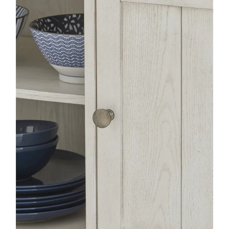 Signature Design by Ashley Robbinsdale Antique White Dining Server - 56 W x 18 D x 36.13 H