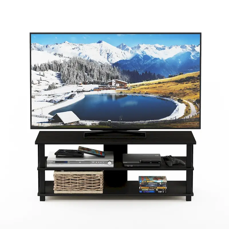 Porch & Den Shelby Wood 3-tier Modern TV Stand