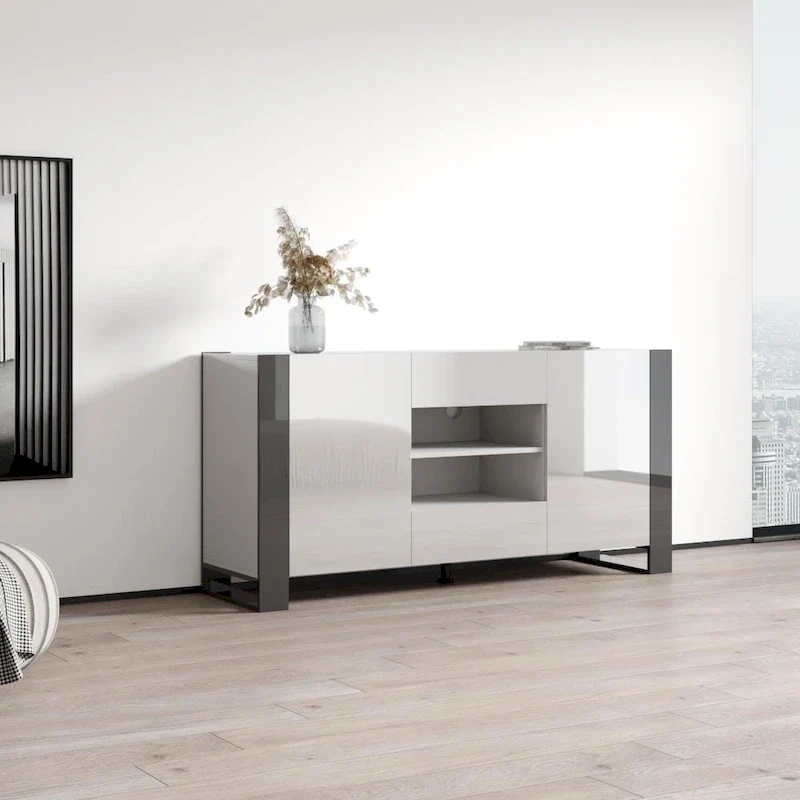 Woody Modern 64.5-inch Sideboard Buffet