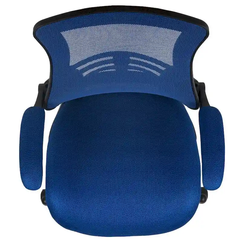 Mid-Back Ergonomic Drafting Chair with Adjustable Foot Ring and Flip-Up Arms
