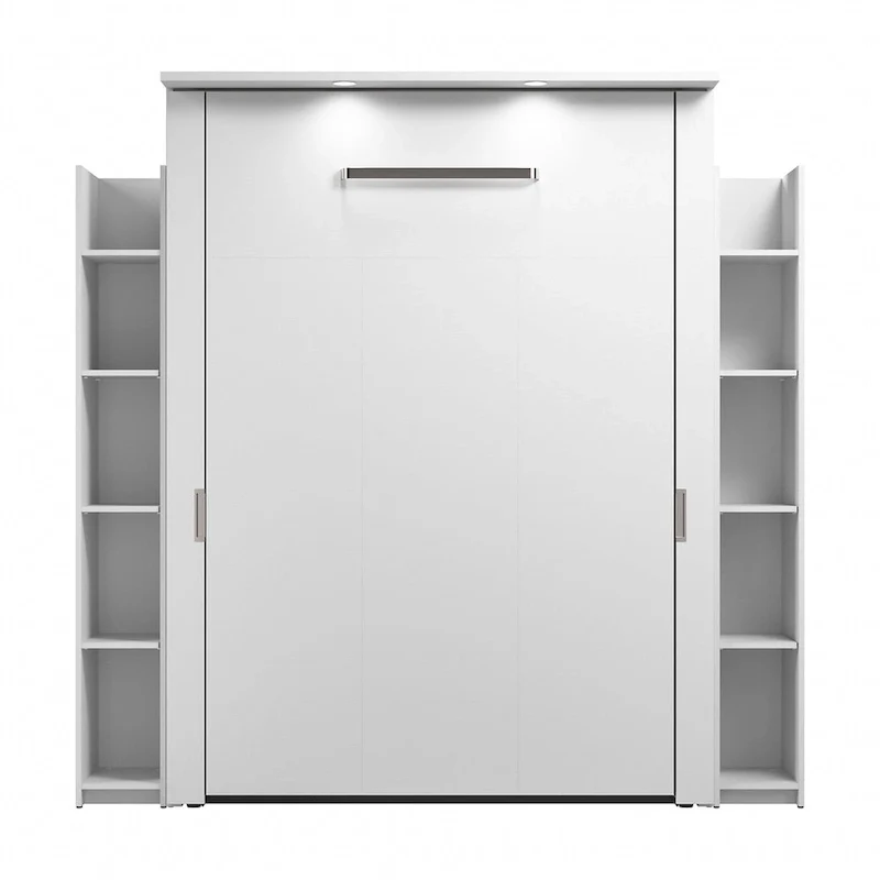Full Murphy Bed with Shelves (81W)