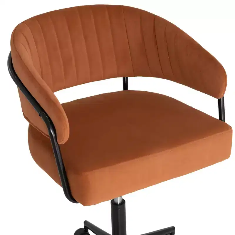 Linon Prestwick Office Chair Caramel